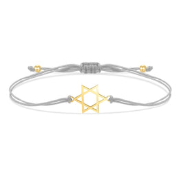 Star David Cord Bracelet