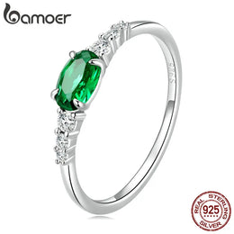 Sterling Silver Gemstone Ring