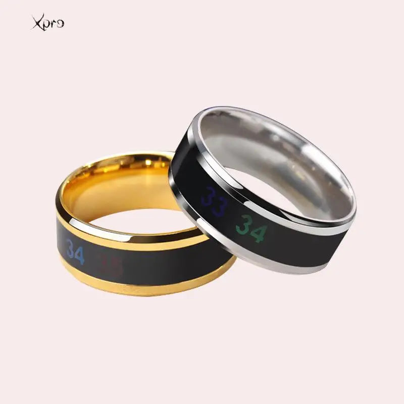 Temperature Mood Steel Ring