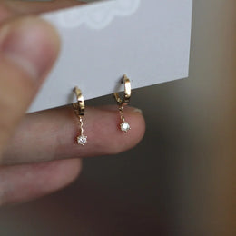 Classic Zircon Square Studs