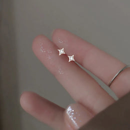 Classic Zircon Square Studs