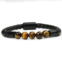 Lava Chakra Leather Bracelet