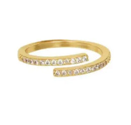 Minimalist Cubic Zircon Ring
