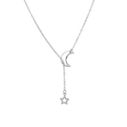 Moon Star Charm Necklace
