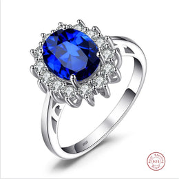 Classic Halo Silver Ring