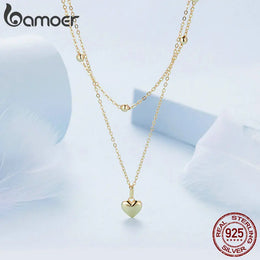 Double Layer Heart Necklace