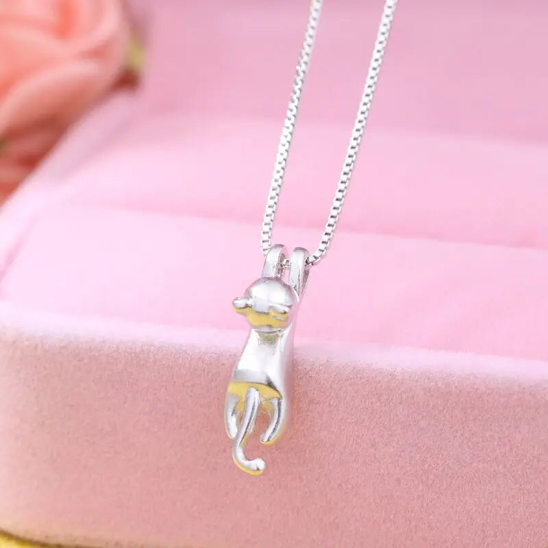 Sterling Pearl Chain Necklace