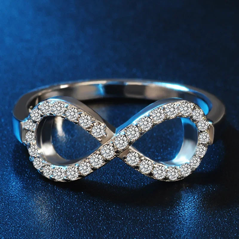 Infinity Claddagh Silver Ring