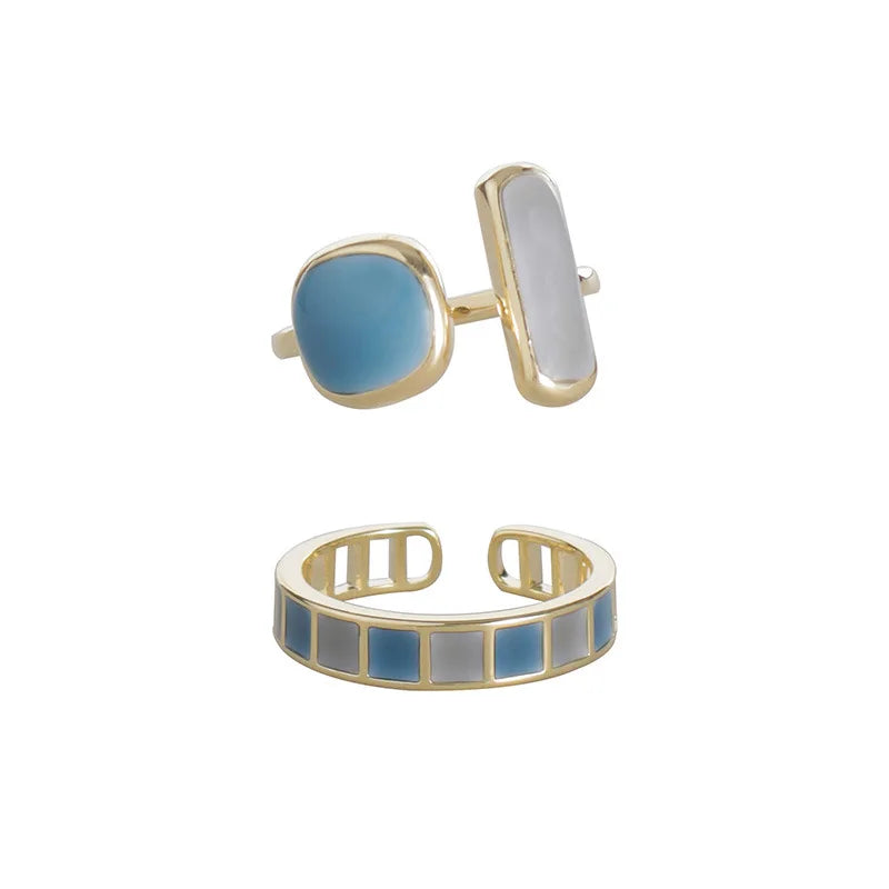 Colorful Glaze Open Ring