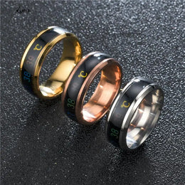 Temperature Mood Steel Ring