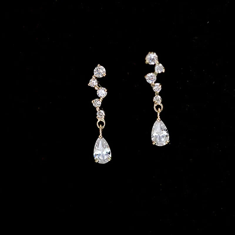 Classic Zircon Square Studs