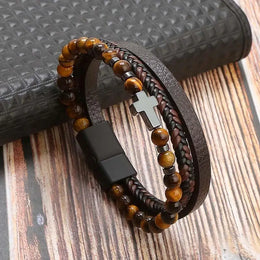 Layered Tiger Eye Bracelet