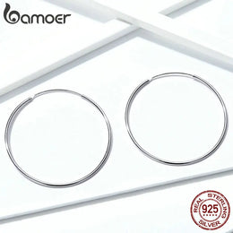Sterling Silver Endless Hoops
