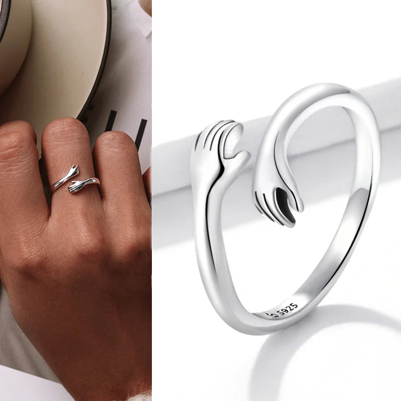 WOSTU Adjustable Sterling Ring