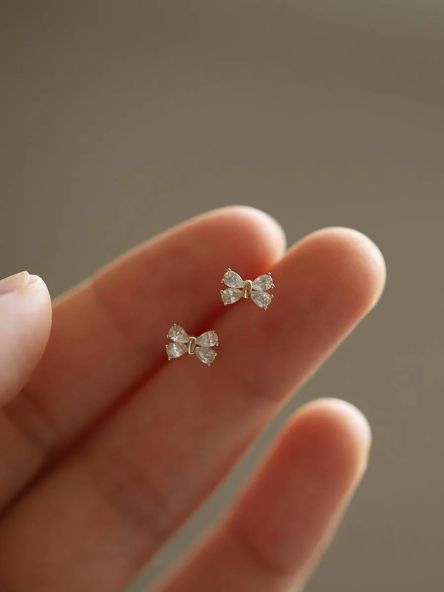 Classic Zircon Square Studs