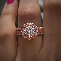 Cubic Zirconia Engagement Ring