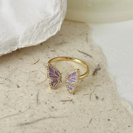Colorful Glaze Open Ring
